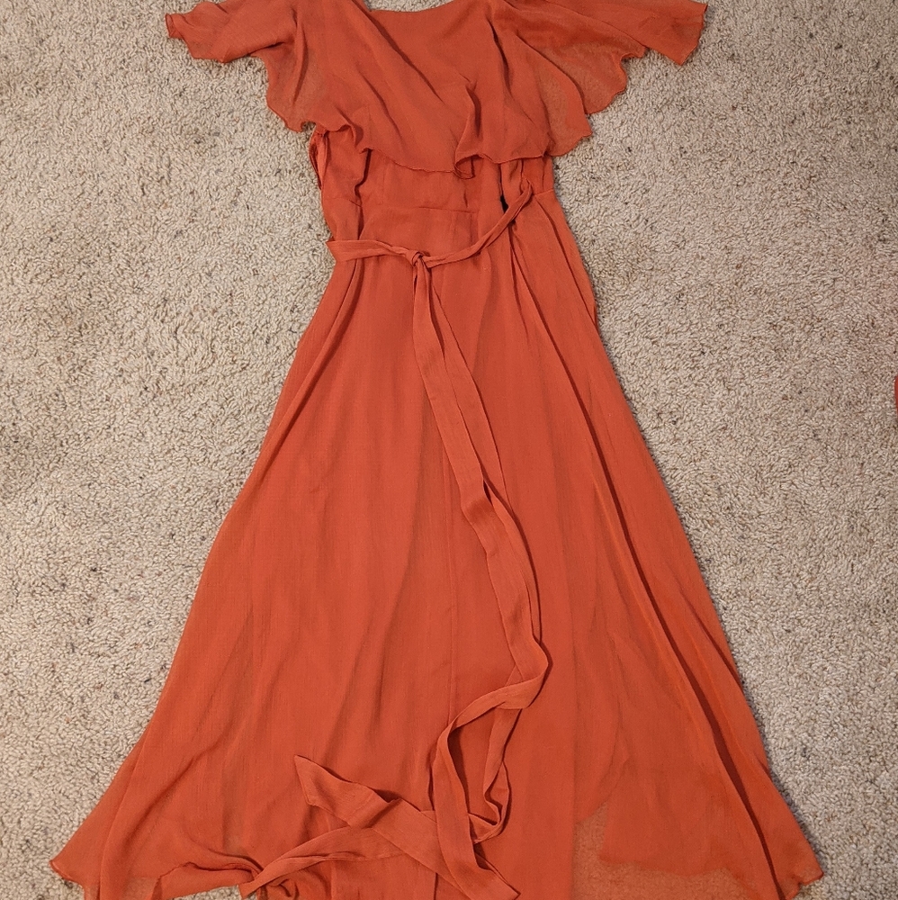 Cape Back Maternity Dress - Picture 4 of 4